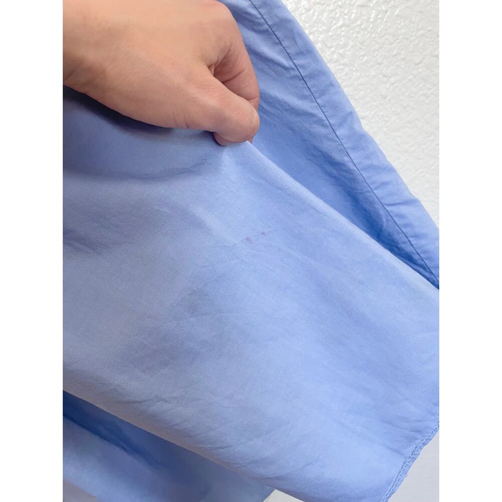 Vintage 1950s 60s Sky Blue Pinafore Apron Dress Handmade Cottagecore - Picture 8 of 10